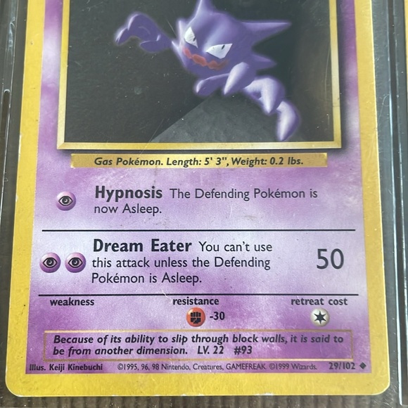 STAGE 1 Pokémon Haunter 60 HP - Picture 3 of 6